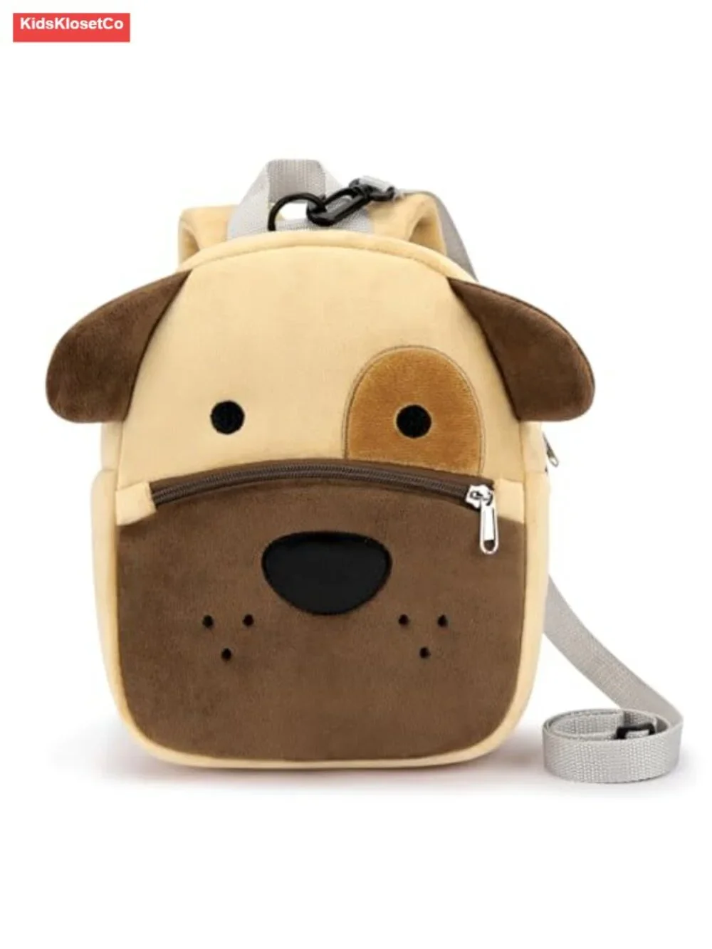 Plush Toddler Backpack with Detachable Leash - Mini Travel Daypack